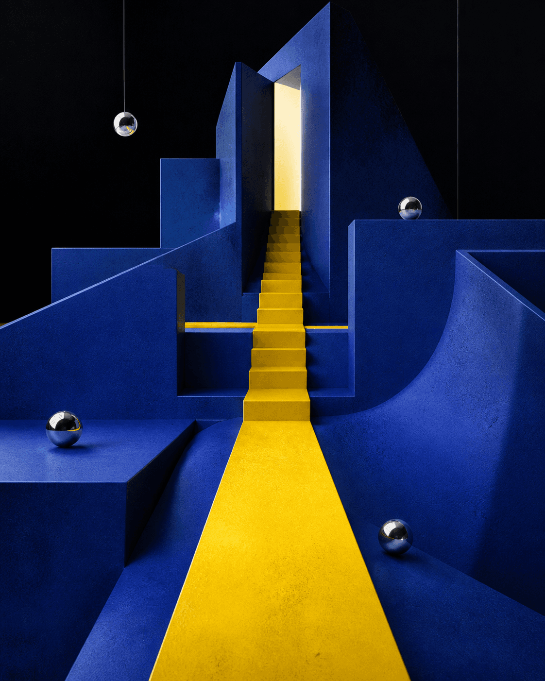 Abstract cobalt architecture